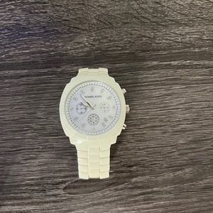 White Michael kors watch